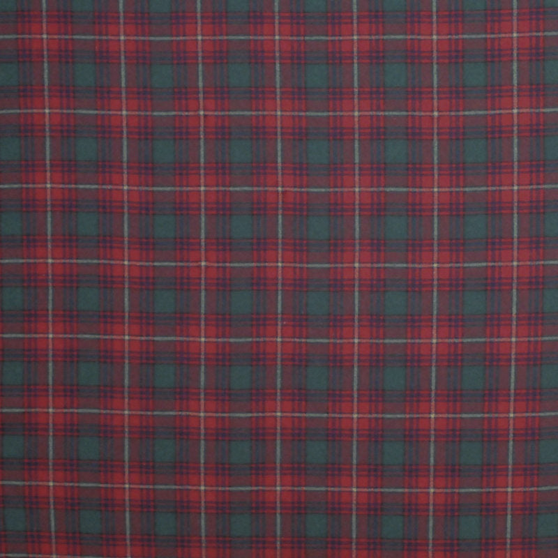 Ralph Lauren Fabric LCF67635F Doncaster Tartan Evening Red