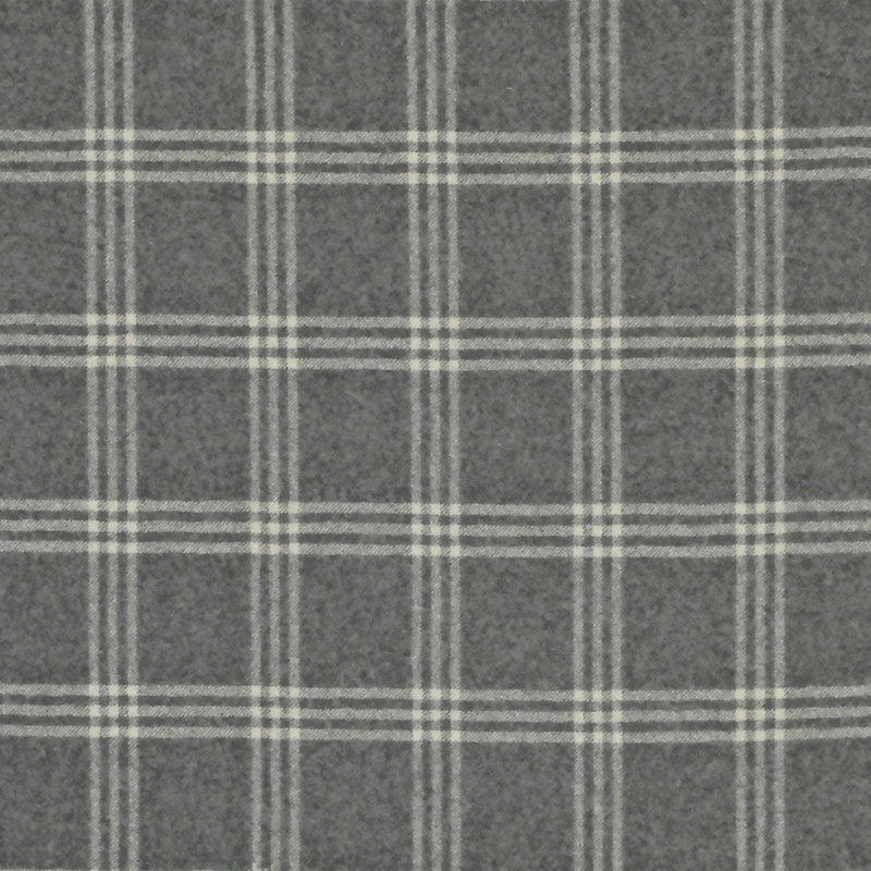 Ralph Lauren Fabric LCF67652F Dickens Wool Check Smoke