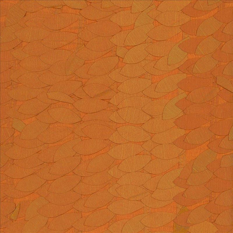 Kasmir Fabric Leaflet Orange