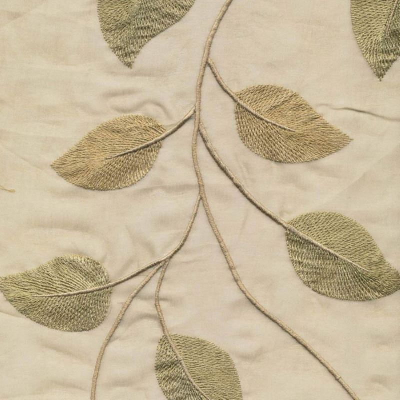 RM Coco Fabric LEAVES OF SILK Taupe