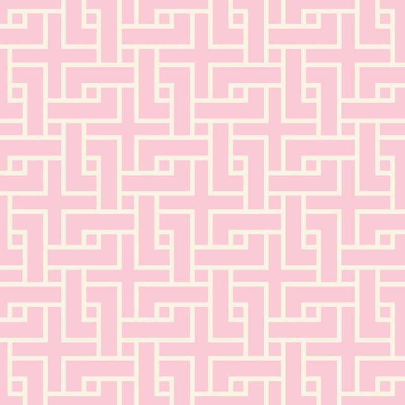 RM Coco Fabric Manchurian Fret Petal Pink