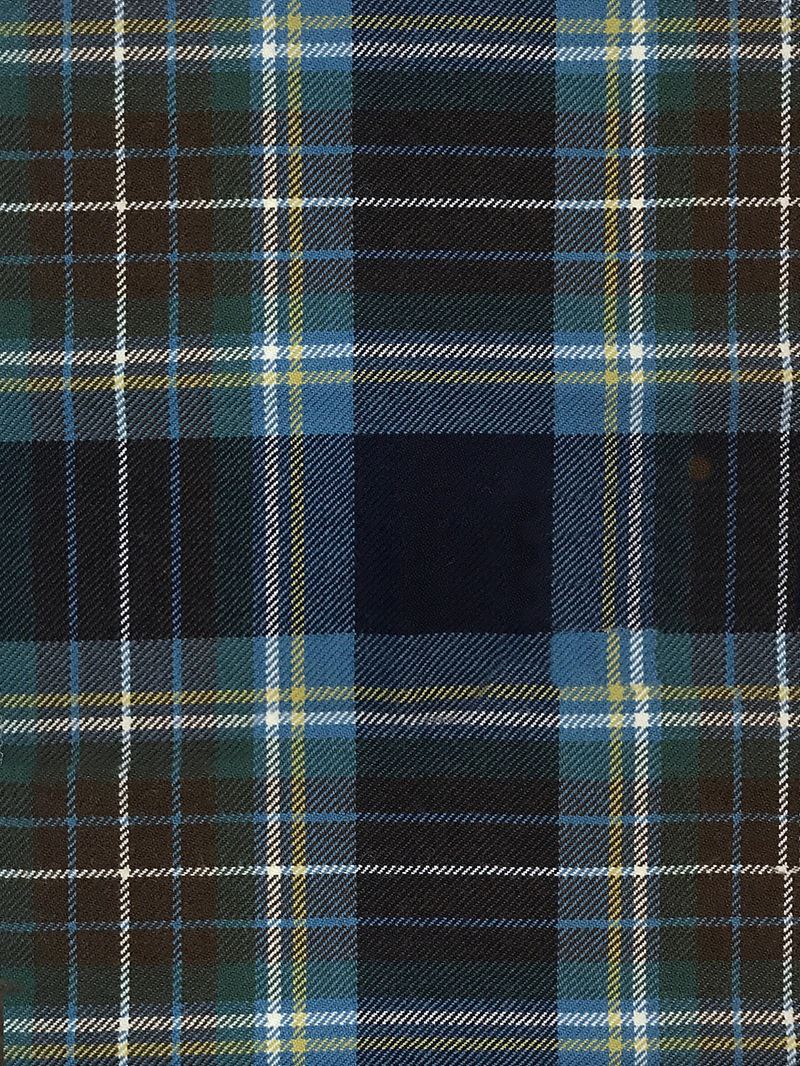 Scalamandre Fabric MR 00010909 Holyrood Blue & Brown