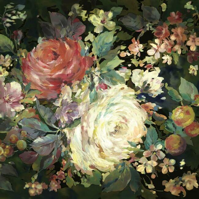 York Wallpaper MU0246M Impressionist Floral