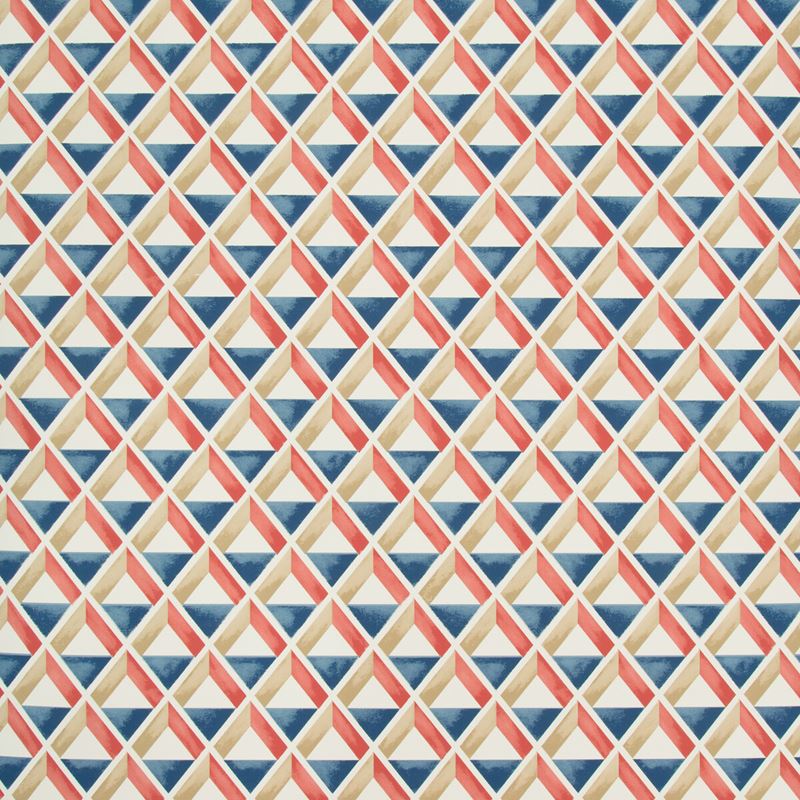 Lee Jofa Wallpaper P2018108.195 Cannes Paper Red/Blue