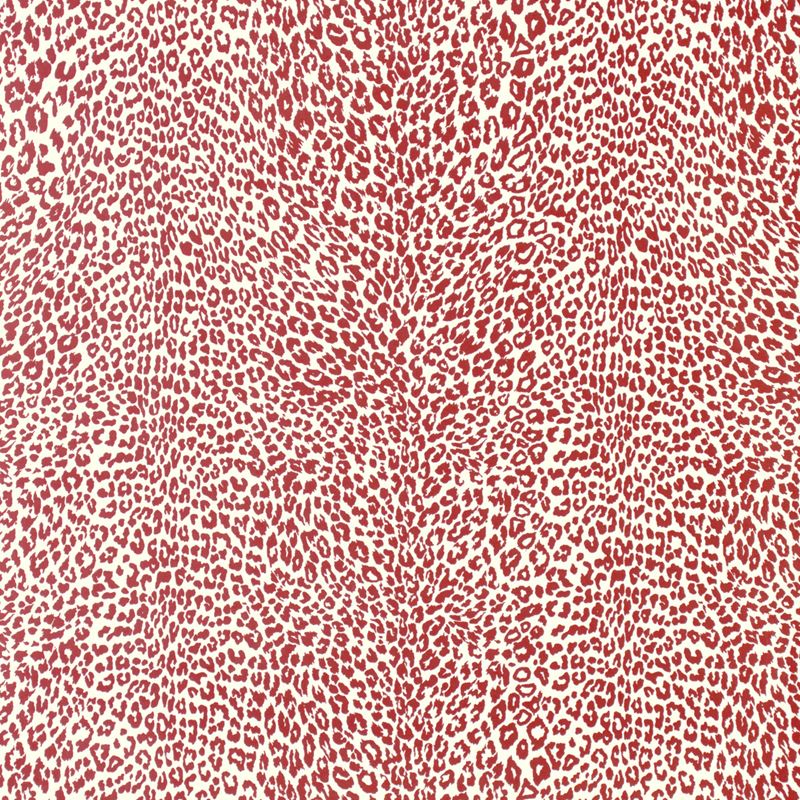 Brunschwig & Fils Wallpaper P8023107.9 Petit Leopard Rouge