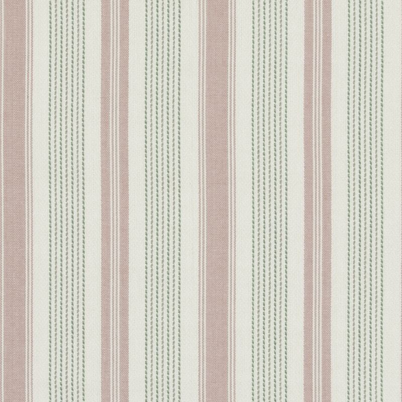 Baker Lifestyle Fabric PF50507.3 Purbeck Stripe Pink/Green
