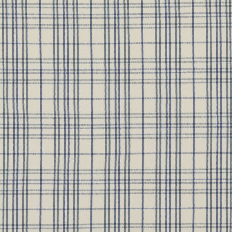 Baker Lifestyle Fabric PF50508.1 Purbeck Check Blue