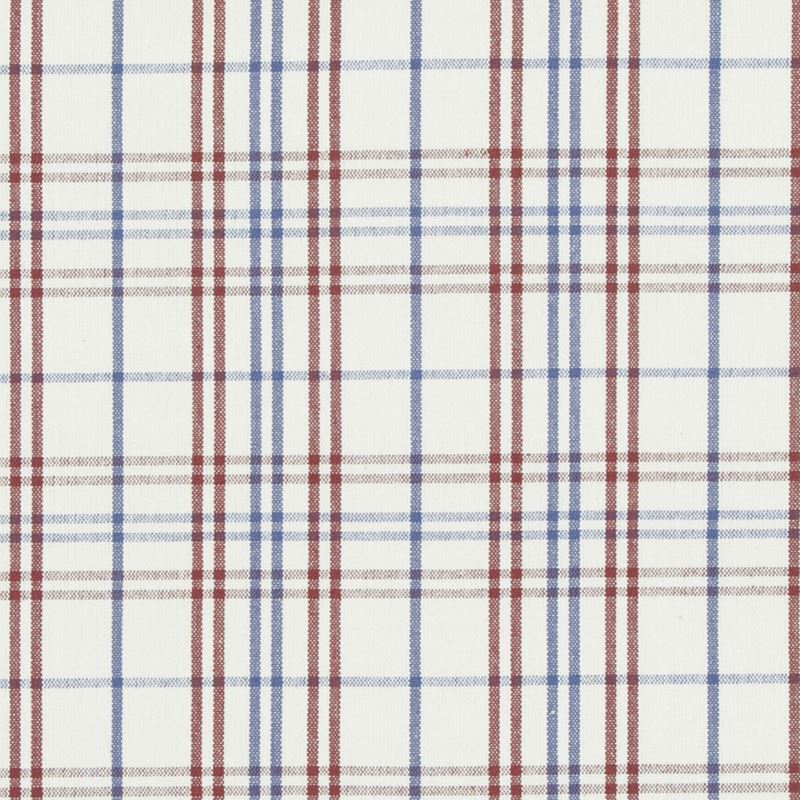 Baker Lifestyle Fabric PF50508.4 Purbeck Check Red/Blue