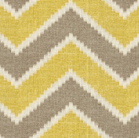 Baker Lifestyle Fabric PP50378.2 Amani Taupe/Yellow