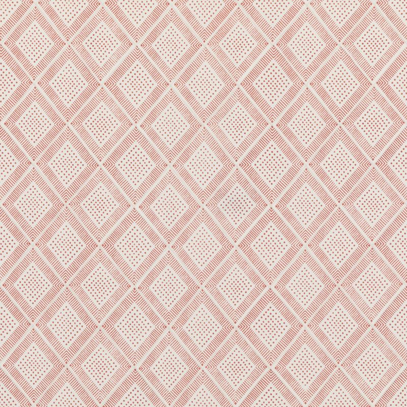 Baker Lifestyle Fabric PP50484.6 Block Trellis Fuchsia