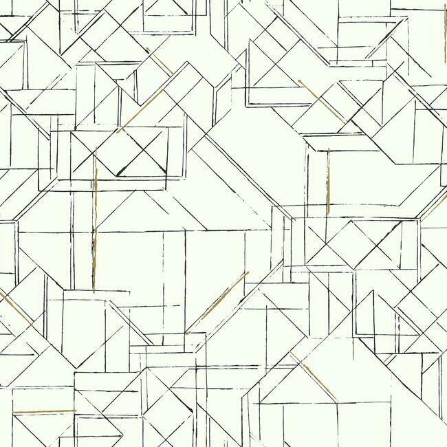 York Wallpaper PSW1050RL Prism Schematics