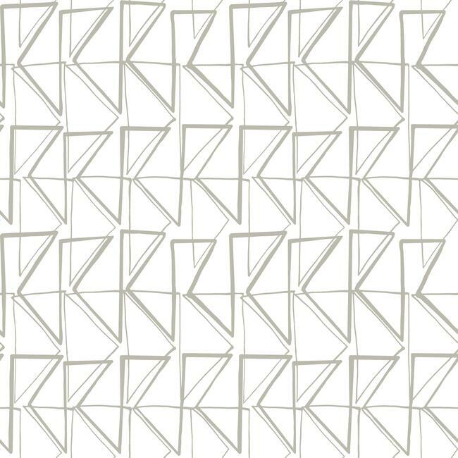 York PSW1253RL Love Triangles Peel and Stick Wallpaper