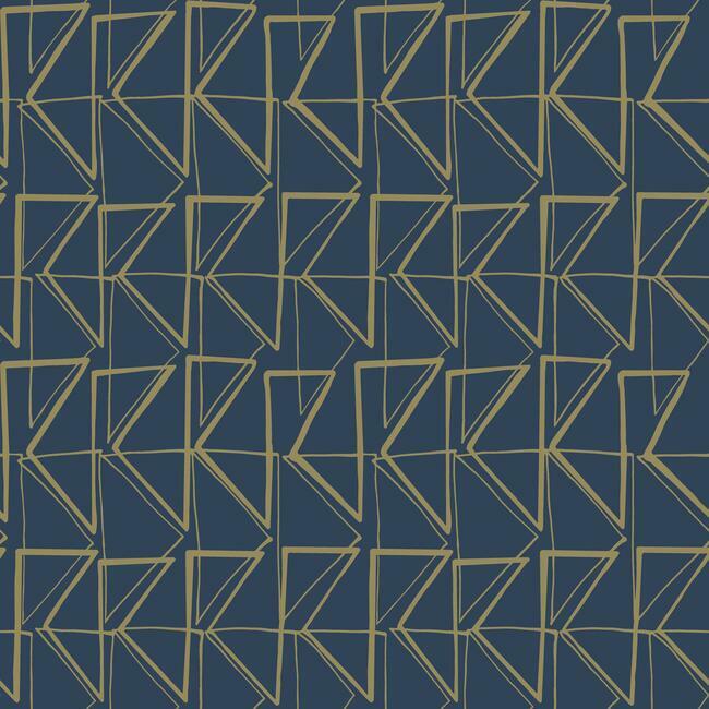 York PSW1256RL Love Triangles Peel and Stick Wallpaper