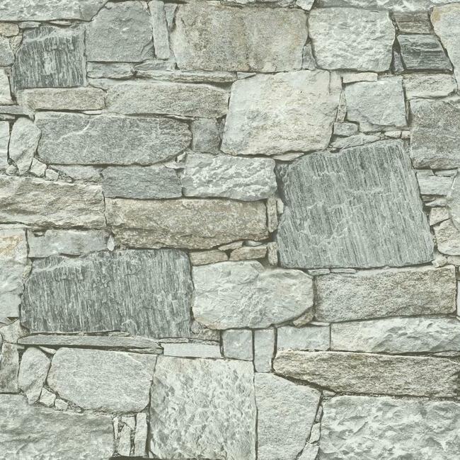 York PSW1307RL Chateau Stone Peel and Stick Wallpaper