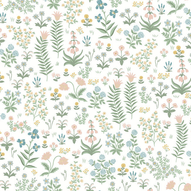 York PSW1550RL Menagerie Garden Blush Multicolor Peel & Stick Wallpaper