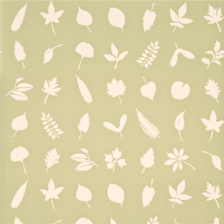 Baker Lifestyle Wallpaper PW78011.3 Tumbling Leaves Green