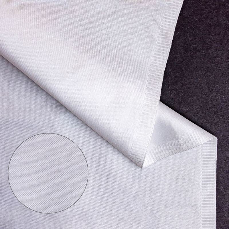 RM Coco Fabric RM Designer Royal Satin 108" White