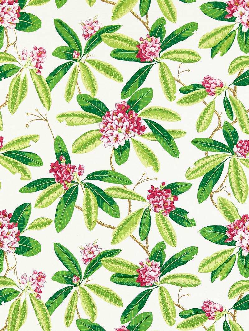 Scalamandre Fabric SC 000116454M Rhododendron - Outdoor Fuschia