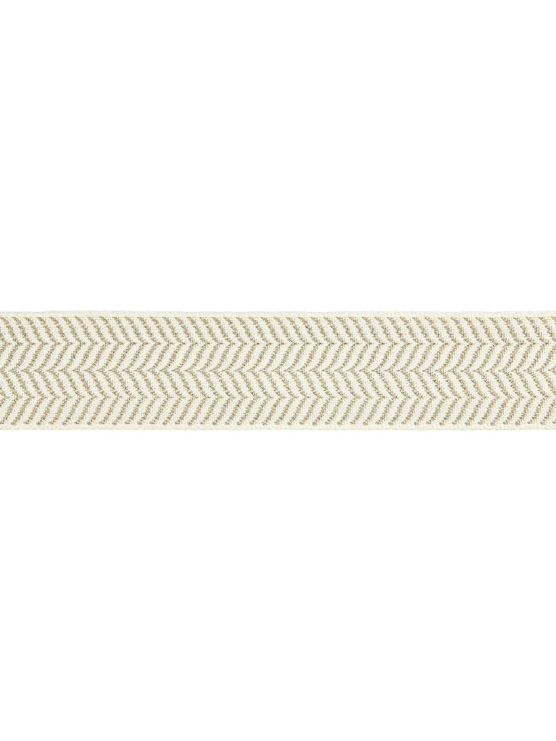 Scalamandre Fabric SC 0001T3294 Artemis Tape Flax On Ivory