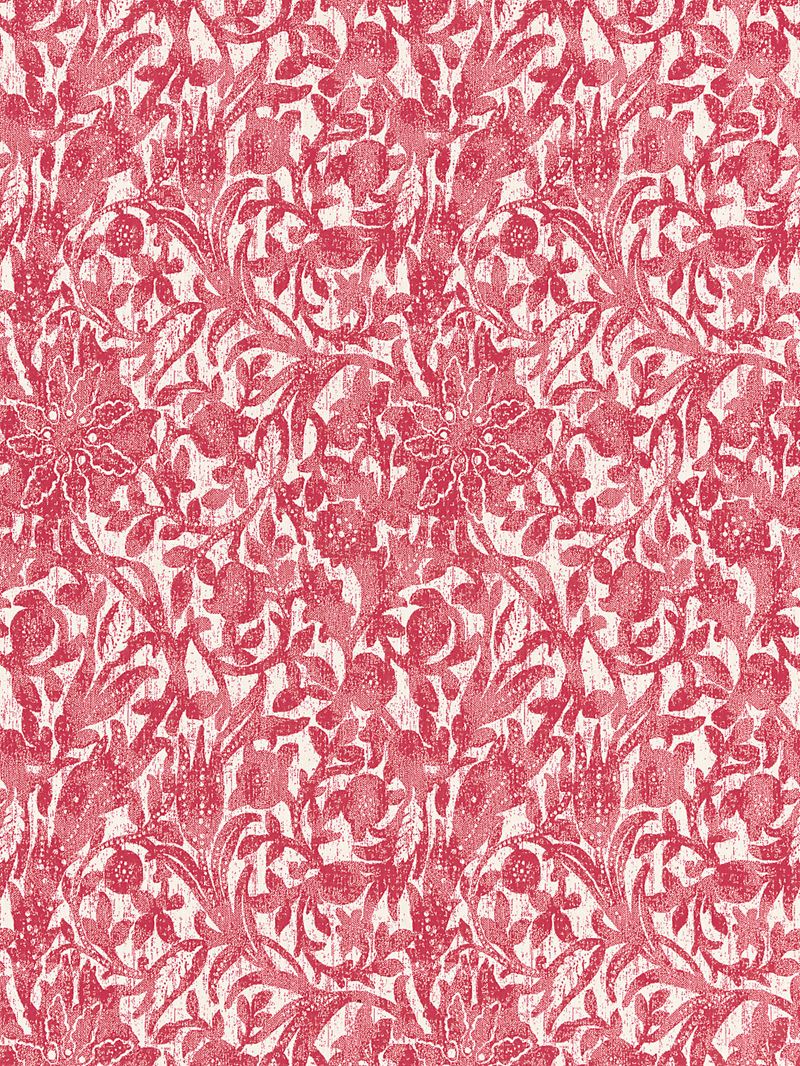 Scalamandre Fabric SC 000527195 Bali Floral Hibiscus