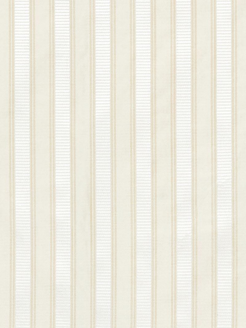 Scalamandre Fabric SC 0012121M Shirred Stripe Oyster White