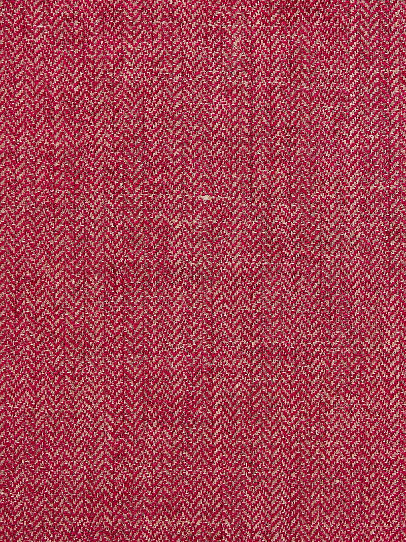 Scalamandre Fabric SC 001227006 Oxford Herringbone Weave Fuchsia
