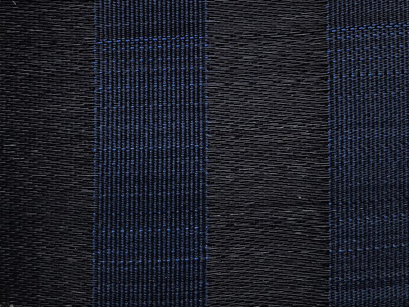 Scalamandre Fabric SK 0021H605 Fredericksborg Horsehair Blue / Black