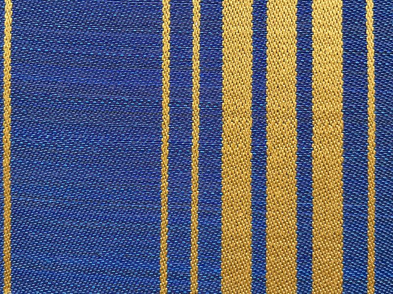 Scalamandre Fabric SK 0046B100 Ardennais Silk Horsehair Blue / Yellow