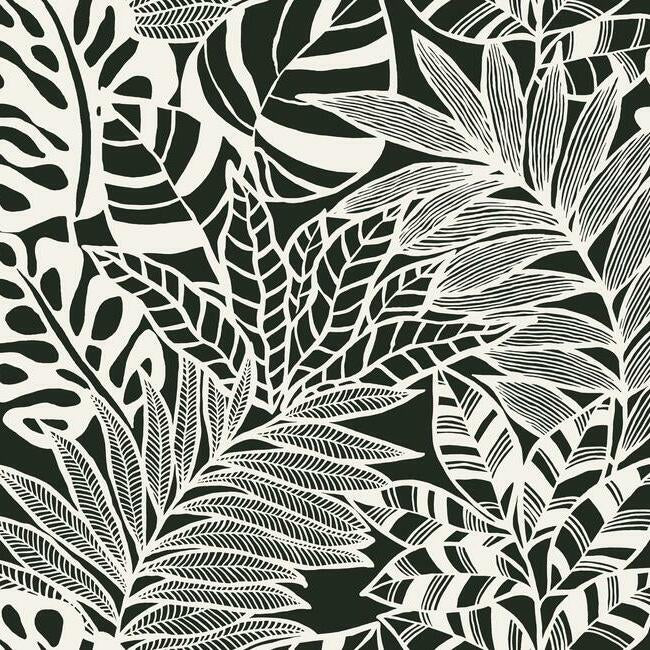 York Wallpaper SS2575 Jungle Leaves