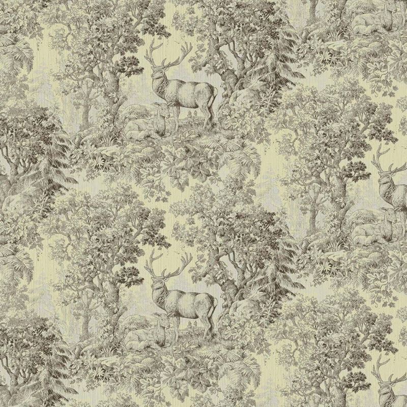 RM Coco Fabric Staghorn Toile Butter