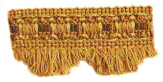 RM Coco Trim T1003 SCALLOP FRINGE Gold Digger