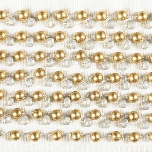 Kravet Couture Trim T30832.416 Galaxy Bead Tape Gold
