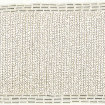 Kravet Couture Trim T30836.11 Luxe Bead Tape Silver