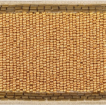 Kravet Couture Trim T30836.4 Luxe Bead Tape Gold