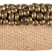 Kravet Couture Trim T30837.4 Luxe Bead Cord Gold