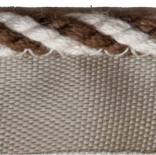 Lee Jofa Trim TL10188.166 Strpd Cable Cord Flax & Bronze