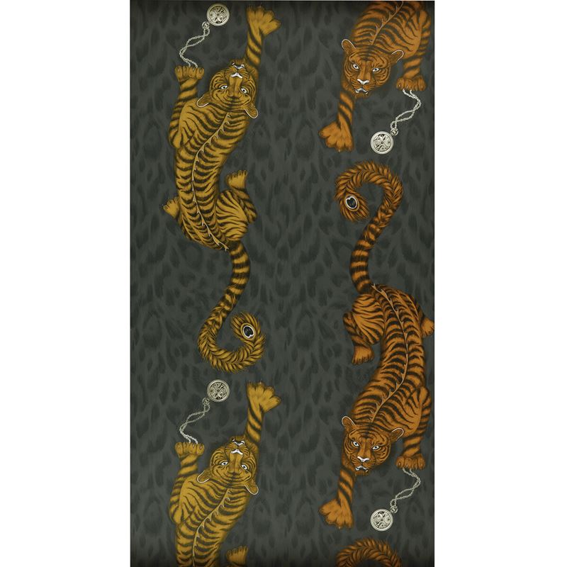 Clarke and Clarke Wallpaper W0105-1 Tigris Flame