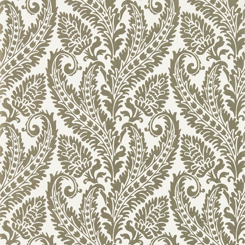 Clarke and Clarke Wallpaper W0161-2 Regale Gilver Ivory Wp
