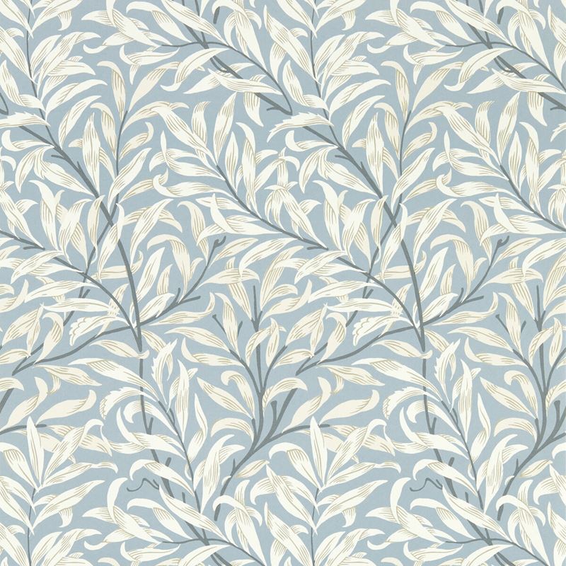 Clarke and Clarke Wallpaper W0172-2 Willow Boughs Dove Wp
