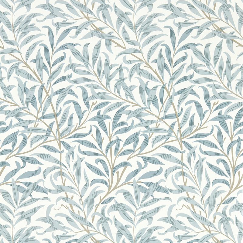 Clarke and Clarke Wallpaper W0172-4 Willow Boughs Mineral Wp