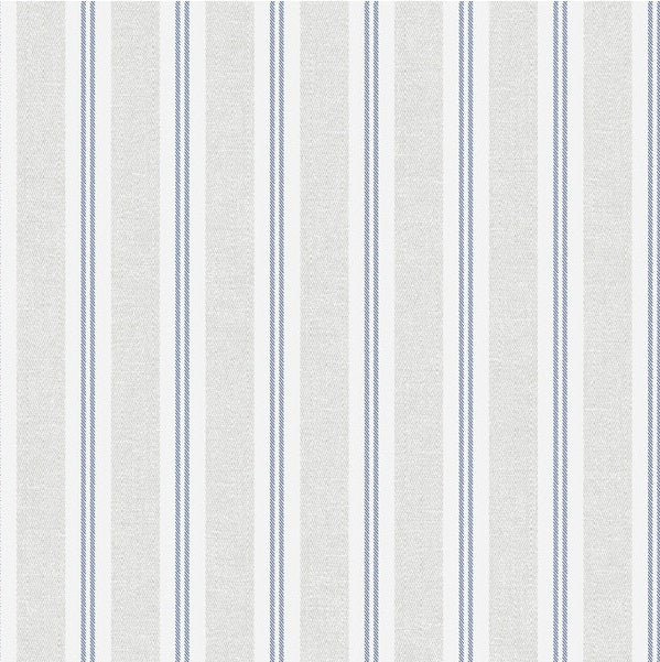 Winfield Thybony Wallpaper WBP11402.WT Ticking Stripe Indigo