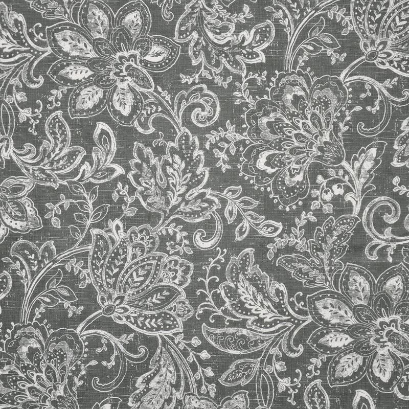 Maxwell Fabric WF9848 Willow Ware Charcoal