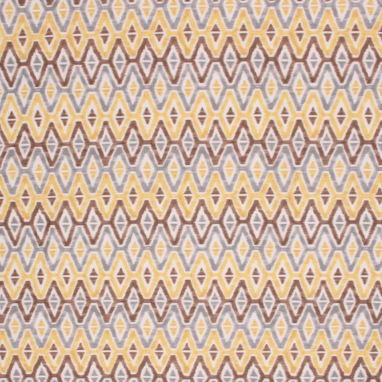 RM Coco Fabric WOODSTOCK Yellow - Check Repeats
