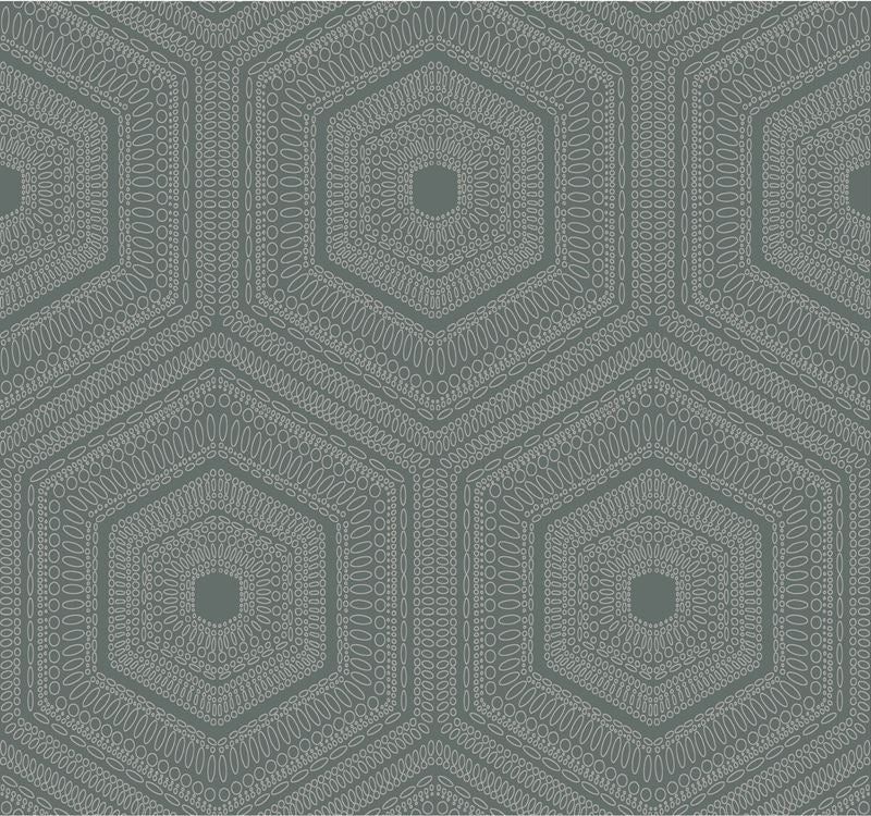 Winfield Thybony Wallpaper WTP4038.WT Concentric Groove Ledge