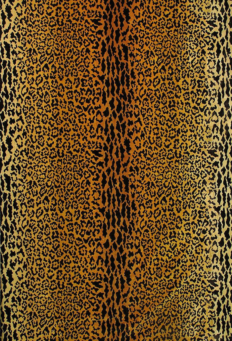 Scalamandre Fabric Y0 00010690 Leopard Velvet Gold / Brown